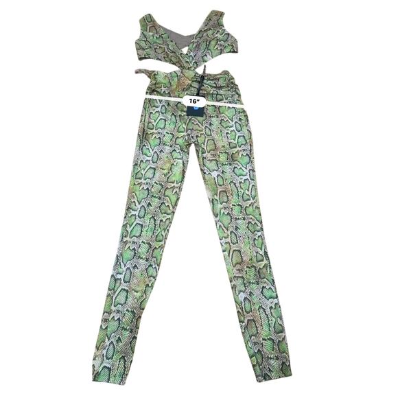 DUNDAS X REVOLVE Natasha Catsuit in Multi Snake Print XS - Picture 4 of 11